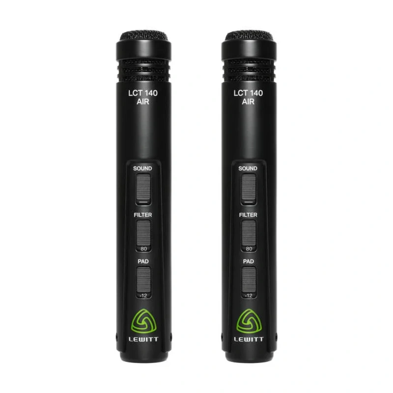 Lewitt LCT 140 AIR Small Diaphragm Instrument Condenser Microphone – Stereo Pair