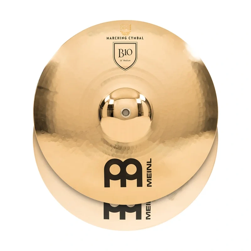 MEINL Cymbals MA-B10-16M 16inch B10 Professional Marching Cymbals, Pair