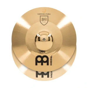 MEINL Cymbals MA-B12-16M 16Inch B12 Marching Cymbals Medium Pair