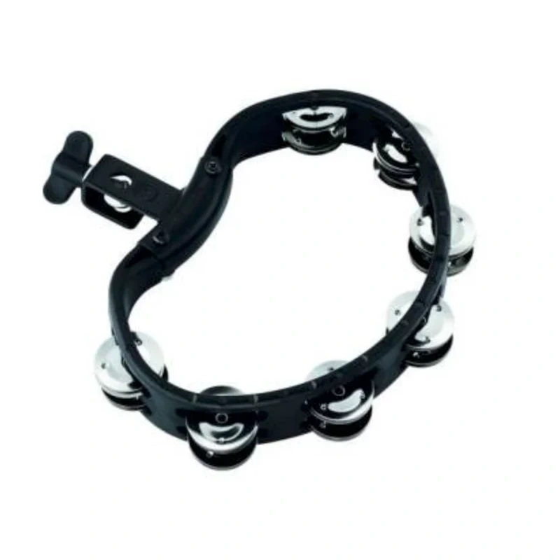 Meinl HTMT2BK Headliner Mountable ABS Tambourine – Stainless Steel