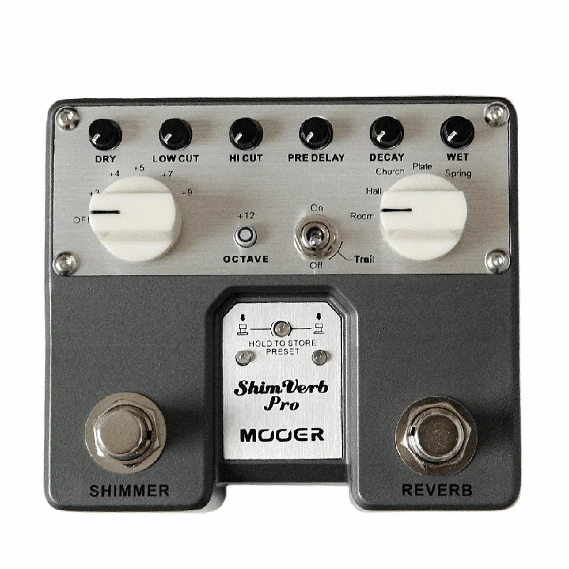Mooer TRV1 Twin Series Shimverb Pro Digital Reverb Pedal
