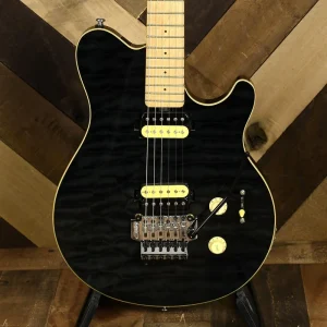Music Man Sterling Sub Ax4 – Trans Black – Used