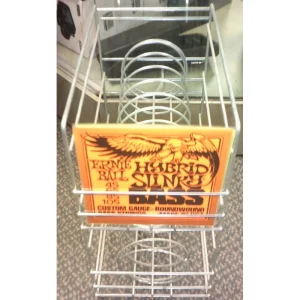 Music Store Retail Bass Guitar String Display