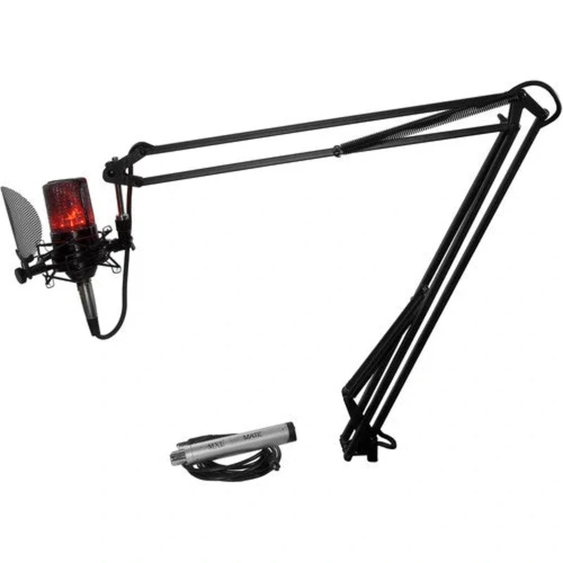 MXL OS-PRO-KR OverStream USB Gaming and Podcasting Bundle with 990 Blizzard and MicMate Pro