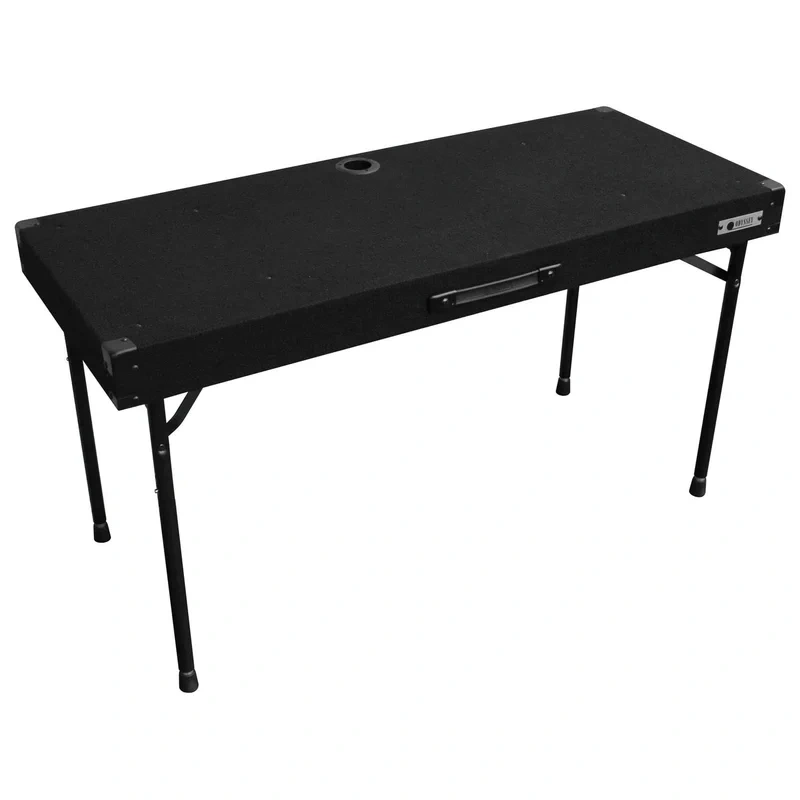Odyssey CTBC2048 – Height Adjustable 48 x 20 Work Surface Carpet DJ Table