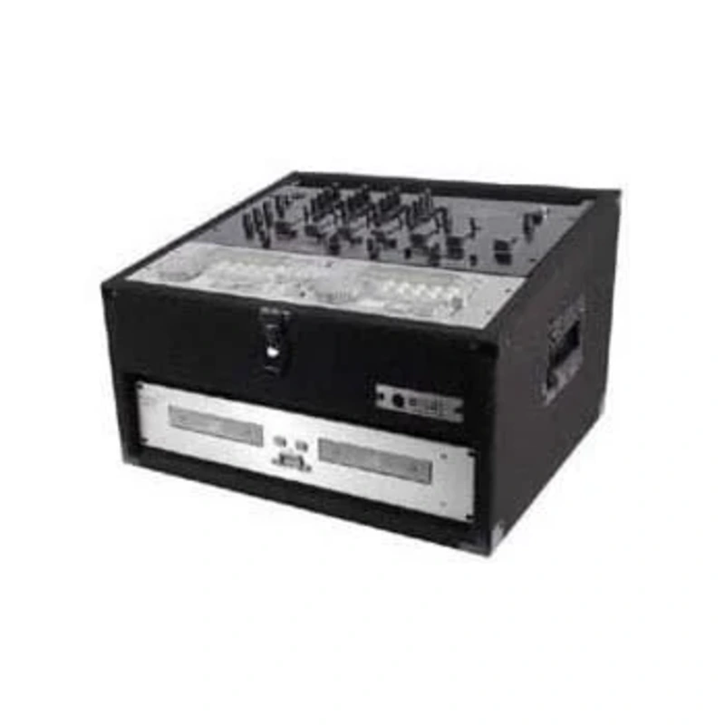 Odyssey CXC902 9U Top Slanted 2U Bottom Vertical CXC Carpet Combo Rack