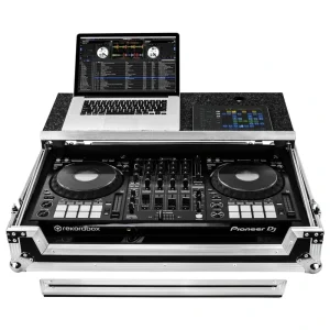 Odyssey FZGSDDJ1000W Pioneer DDJ-1000 / DDJ-1000SRT Case w/Patented Glide Platform