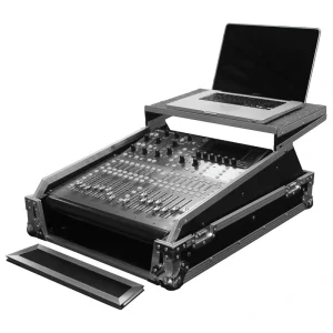 Odyssey FZGSMX1913 – Universal 13U Rack Mountable Mixer Flight Case with Glide Platform