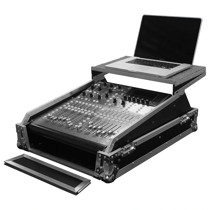 Odyssey FZGSMX1913 – Universal 13U Rack Mountable Mixer Flight Case with Glide Platform