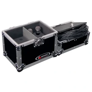 Odyssey FZMIC12 – Handheld Microphone Flight Case with Storage Compartment for 12 Microphones