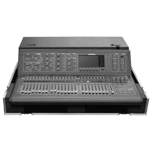 Odyssey FZMIDM32DHW – Midas M32 Mixing Console Flight Case with a Doghouse Cable Cover and Wheels