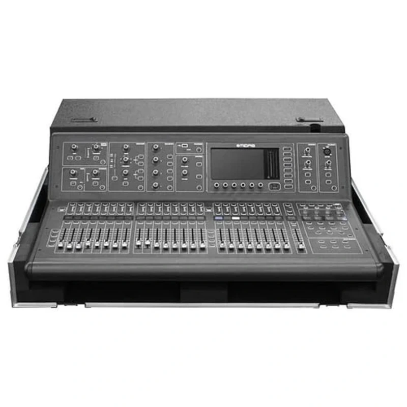 Odyssey FZMIDM32DHW – Midas M32 Mixing Console Flight Case with a Doghouse Cable Cover and Wheels