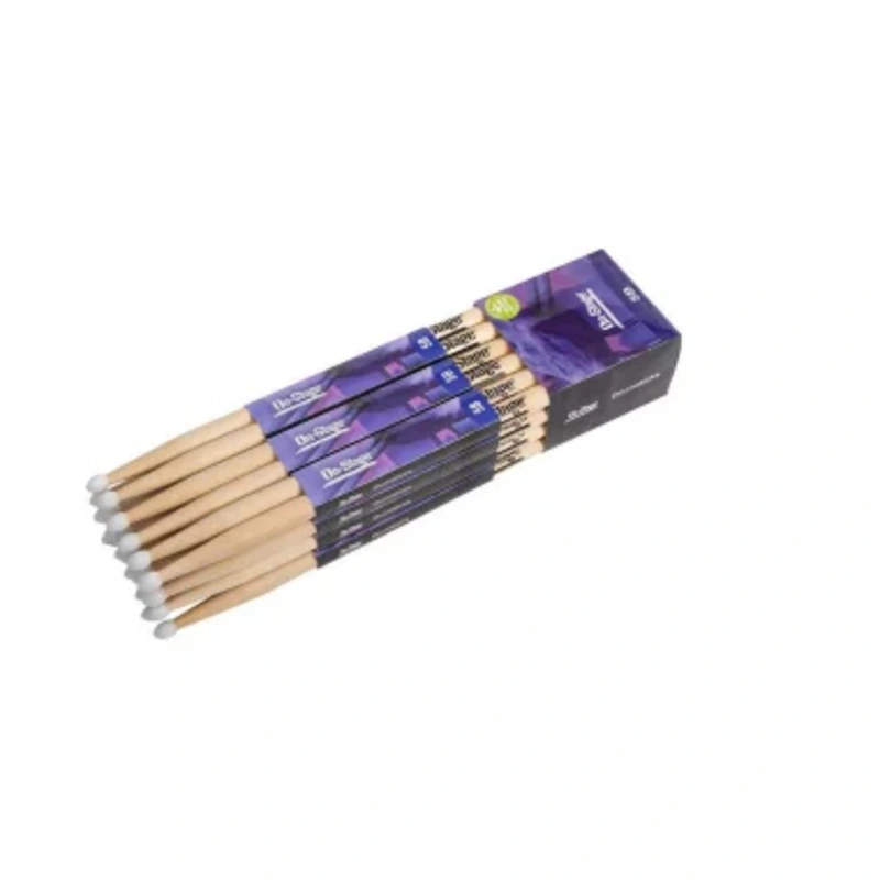 On-Stage MN5B Maple Drum Sticks – 12 Pairs