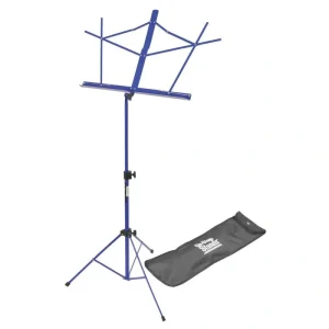 On-Stage SM7122DBB Compact Sheet Music Stand with Bag – Dark Blue
