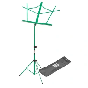 On-Stage SM7122GRB Compact Sheet Music Stand with Bag – Green