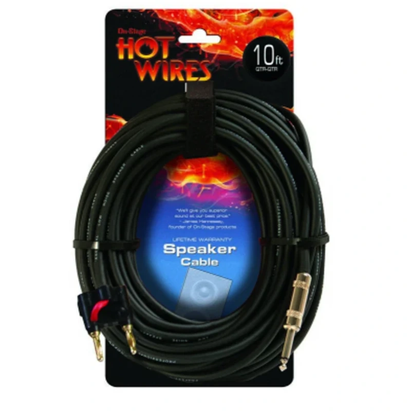 On-Stage SP14-10 Speaker Cable – 10 Feet
