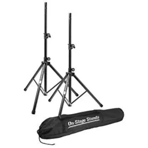 On Stage SSP7900 All Aluminum Speaker Stand Package with Bag