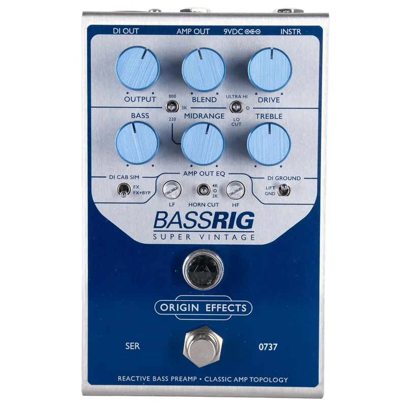 Origin Effects BassRig Super Vintage Bass Preamp Pedal