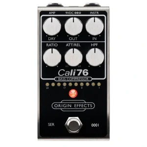 Origin Effects Cali76 MK2 FET Bass Compressor Effect Pedal, Black
