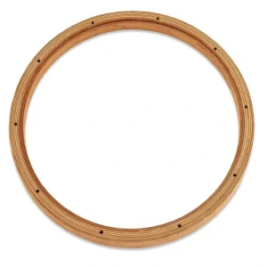 PDP PDAXWH1410CR Cut-Out 14″ 10 Lug European Maple Snare Drum Counter Hoop – Snare Side (Fits Most Brands)