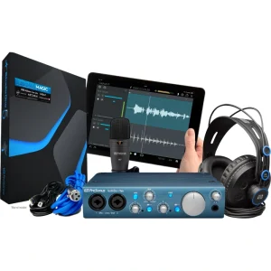 PreSonus AudioBox iTwo Studio, Black and Blue 2777700109