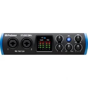 PreSonus Studio 24c, Black and Blue 2777700403