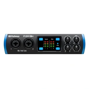 PreSonus Studio 26c, Black and Blue 2777700404