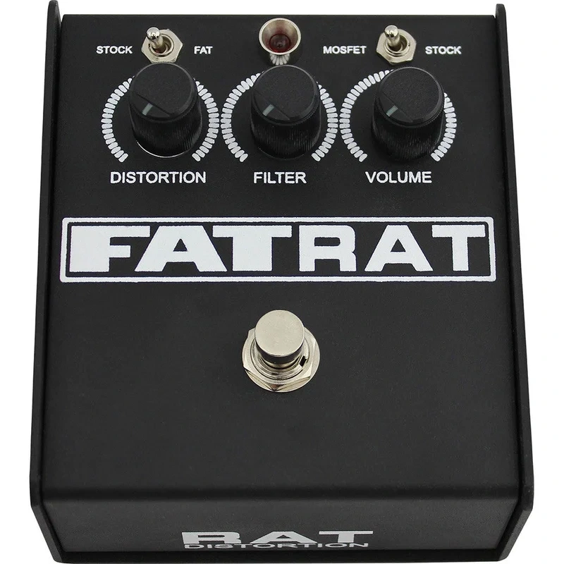 Proco Fat Rat Distortion Pedal With Vintage And Mosfet Clipping Circuits
