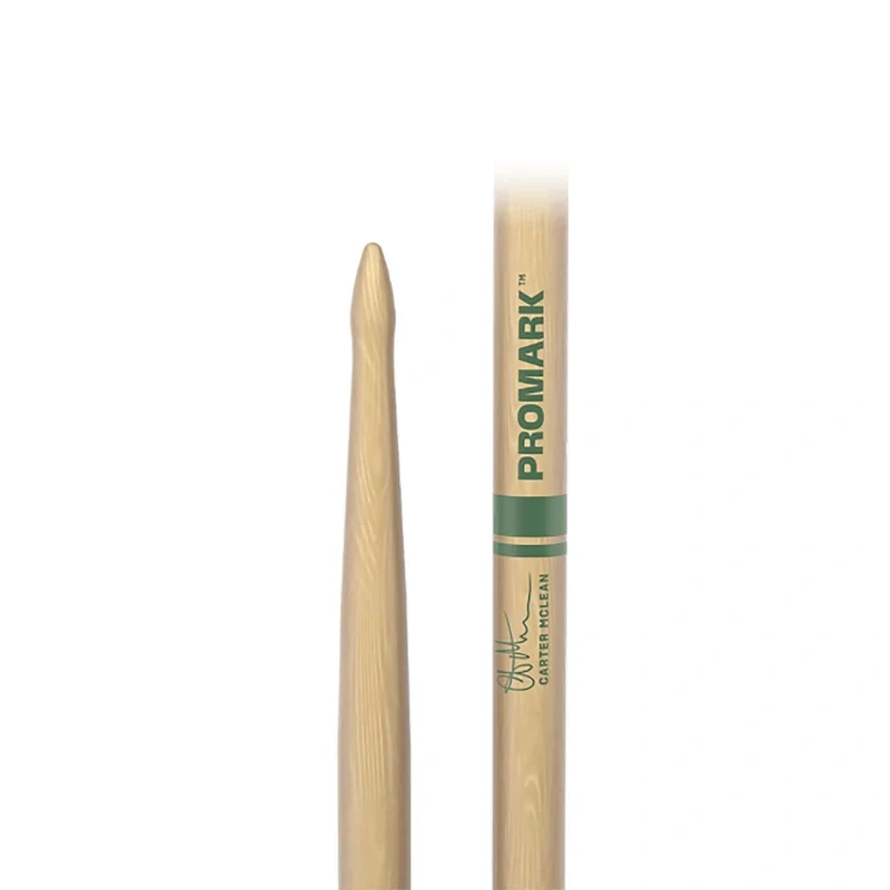 Promark Carter Mclean Hickory Drumsticks, Wood Tip, Pair