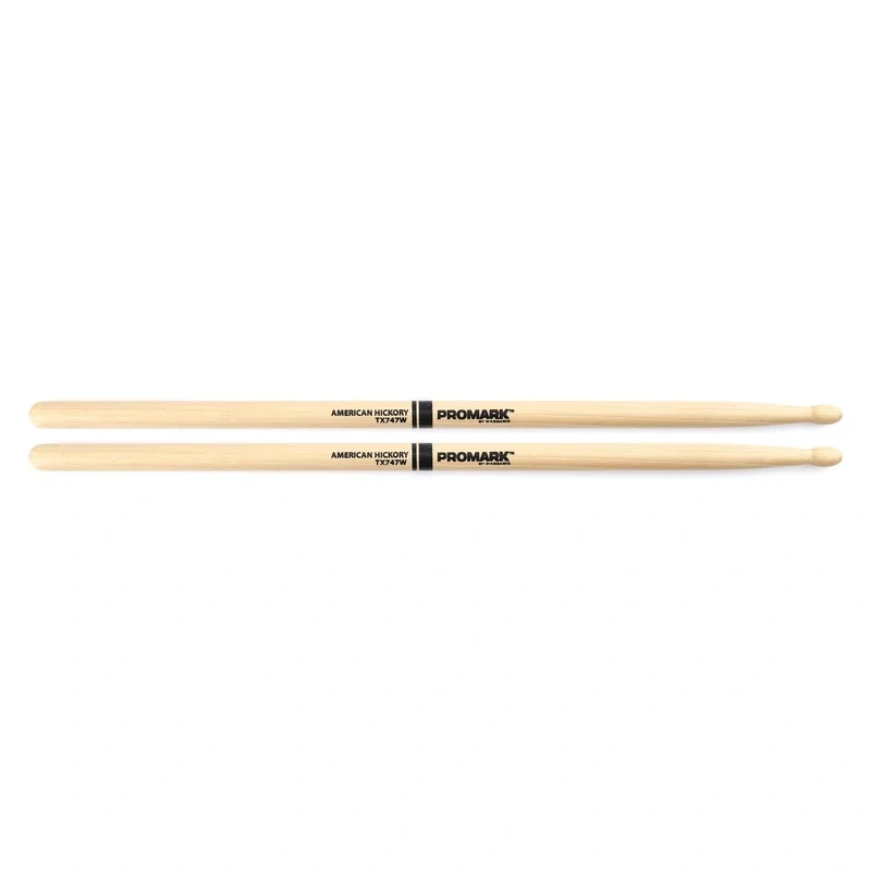 Promark TX747W Rock Wood Tip Drumsticks
