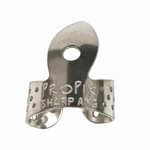 Propik Nickel Sharpie “Fast” Fingerpick, Single Wrap