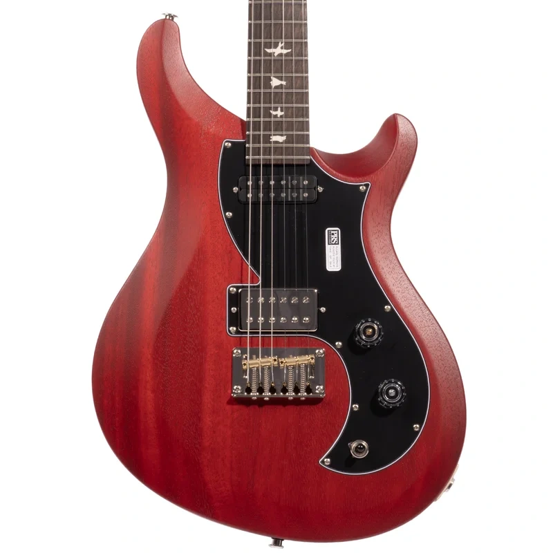PRS S2 Vela Satin Electric Guitar, Vintage Cherry Satin