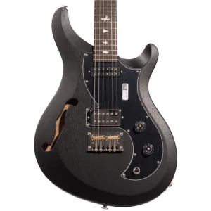 PRS S2 Vela Semi Hollow Satin Electric Guitar, Charcoal