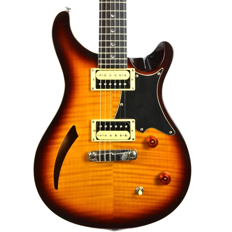 PRS SE Custom 22 Semi Hollow – Burst – With Gig Bag – Used