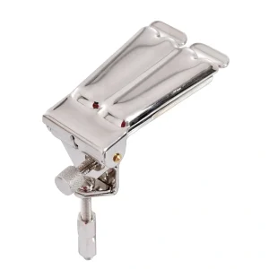 Prucha Clamshell Banjo Tailpiece, 2 Hump Style, Nickel