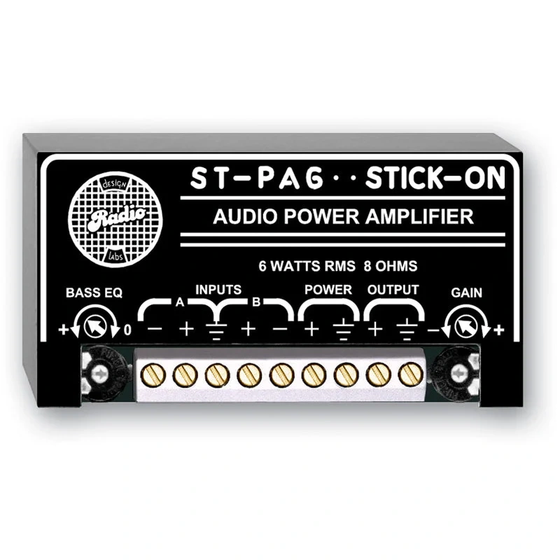 RDL ST-PA6 6W Mono Audio Amplifier