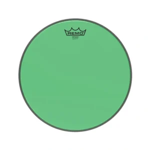 Remo BE-0313-CT-GN 13inch Emperor Colortone Tom Batter Drum Head, Green