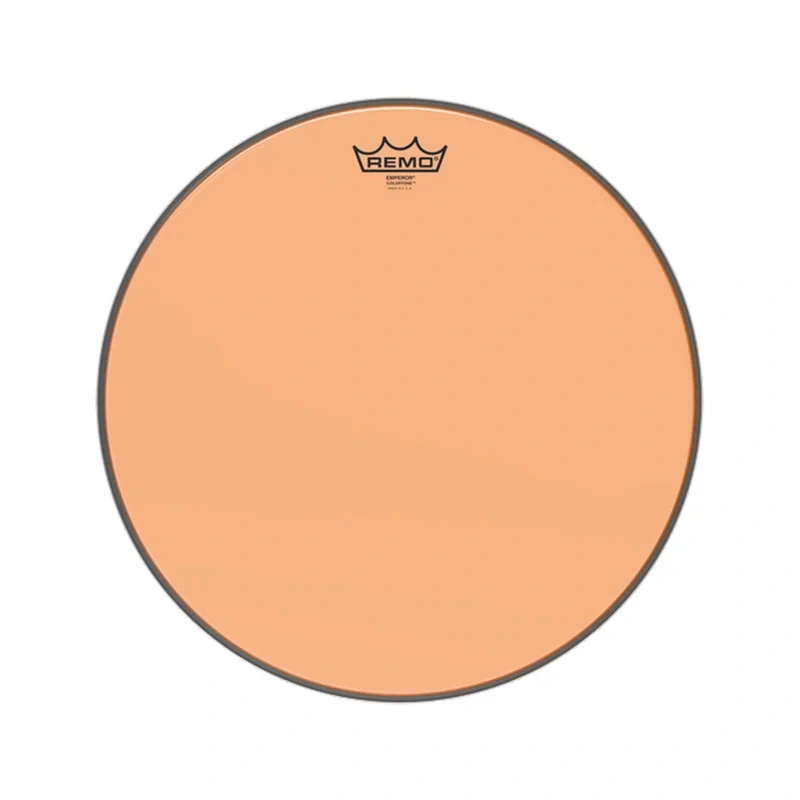Remo BE-0316-CT-OG 16inch Emperor Colortone Tom Batter Drum Head, Orange