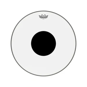 Remo CS-1318-10 18inch Controlled Sound Black Dot On Top Clear Bass Drum Head