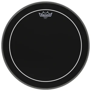 Remo ES-1616-PS 16inch Pinstripe Ebony Bass Drumhead