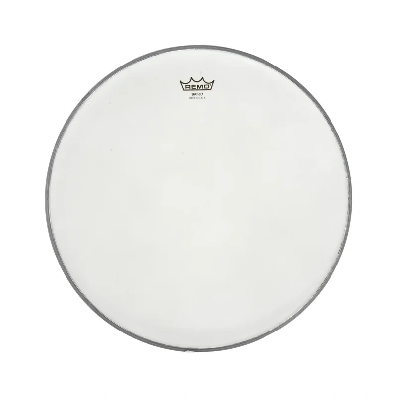 REMO FROSTED BOTTOM BANJO HEAD, 10 15/16 INCH DIAMETER, MEDIUM CROWN (7/16 INCH)