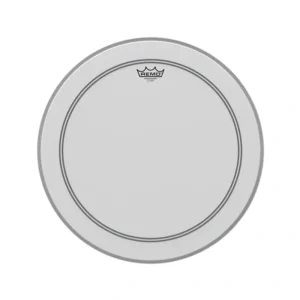 Remo P3-1120-C2 20inch Bass Powerstroke III Coated White Falam Patch Drum Head
