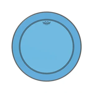 Remo P3-1322-CT-BU 22inch Powerstroke P3 Bass Colortone Batter Drum Head, Blue