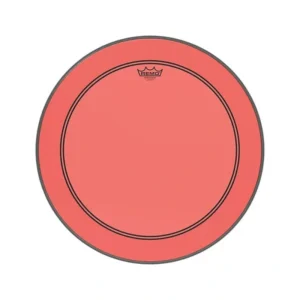 Remo P3-1322-CT-RD 22inch Powerstroke P3 Bass Colortone Batter Drum Head, Red