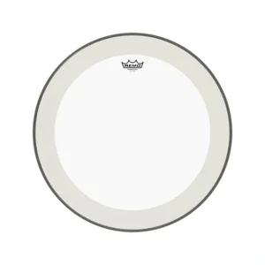 Remo P4-1322-C2 22inch Powerstroke IV Clear White Falam Patch Bass Drum Head