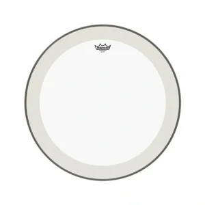 Remo P4-1324-C2 24inch Powerstroke IV Clear White Falam Patch Bass Drum Head