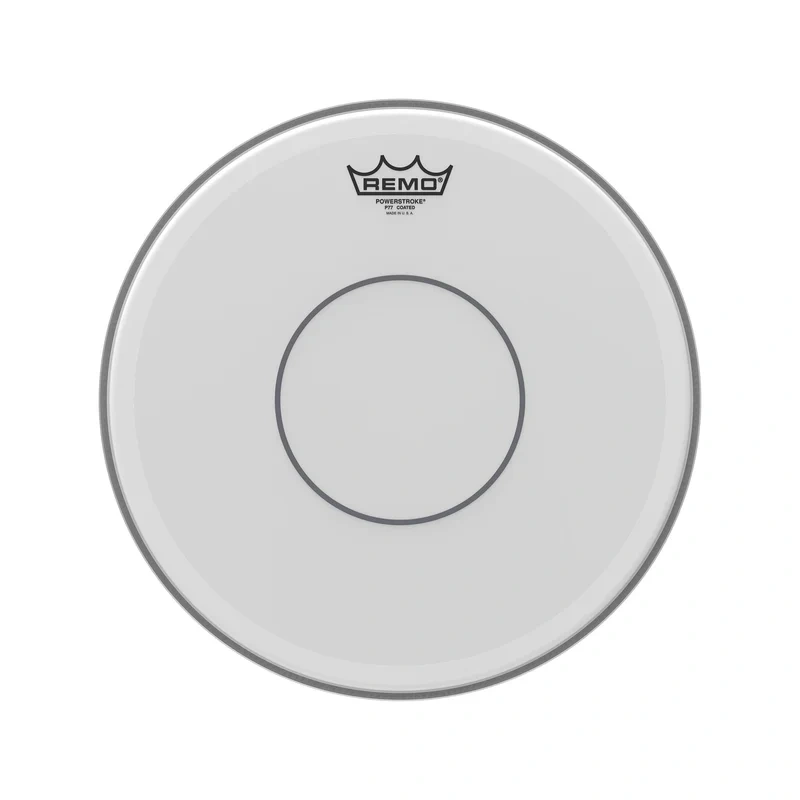 Remo P7-0114-C2 14inch Powerstroke 77 Coated Batter Drum Head w/Top Clear Dot