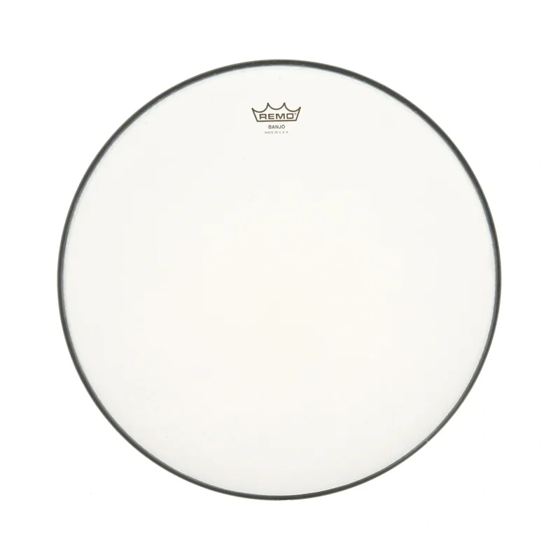 Remo White Suede Banjo Head, 11″ Diameter, High Crown (1/2″)