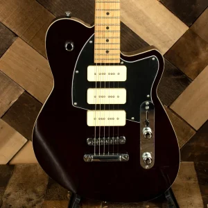 Reverend 2020 Charger 390 Oxblood Black Pickguard,  Music Exclusive – Used