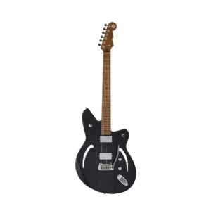 Reverend AIRSONIC W Electric Guitar (Midnight Black) (DEMO)